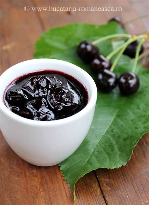 Dulceata De Cirese Negre Bucataria Romaneasca Ro