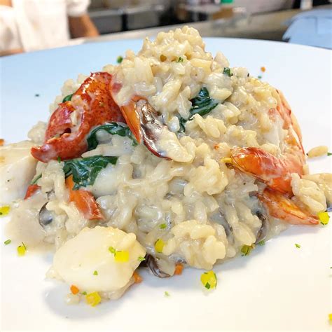 Seafood Risotto Dinner Menu Stonebridge Restaurant American