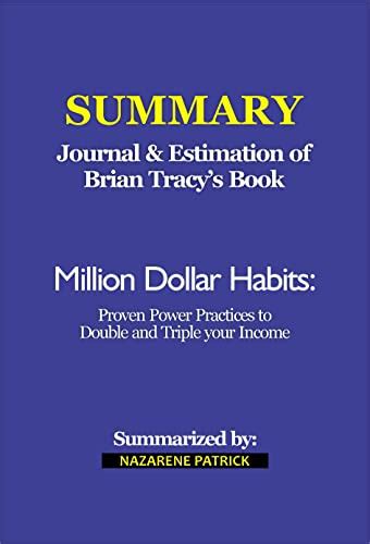 Summary Journal Estimation Of Million Dollar Habits Proven Power