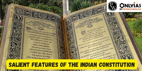 Salient Features Of The Indian Constitution 18 Major Features Of