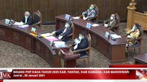 Sore Ini Sidang Lanjutan Sengketa Pilkada Kaimana Di MK Papua Kini