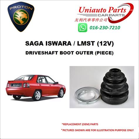 PROTON SAGA ISWARA LMST 12V DRIVESHAFT C V BOOT OUTER PIECE