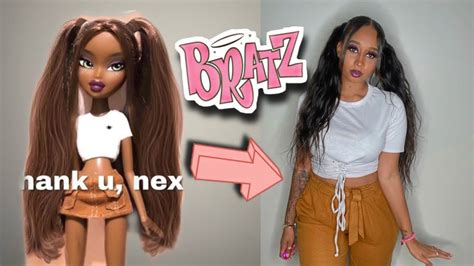 Turning Myself Into A Bratz Doll Makeup Tutorial Youtube