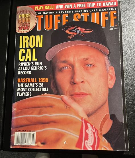 Tuff Stuff Magazine Cal Ripken Lou Gehrig S Record July Ebay