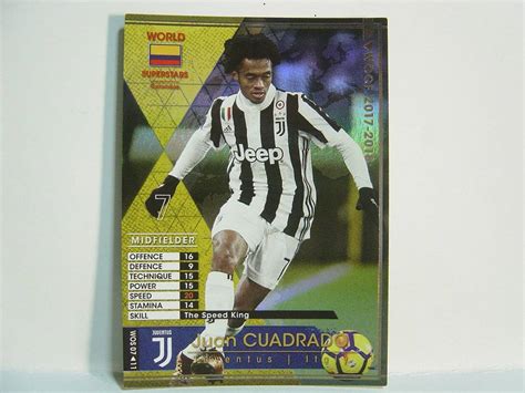 【目立った傷や汚れなし】wccf 2017 2018 Wos ファン・クアドラード Juan Cuadrado 1988 Juventus