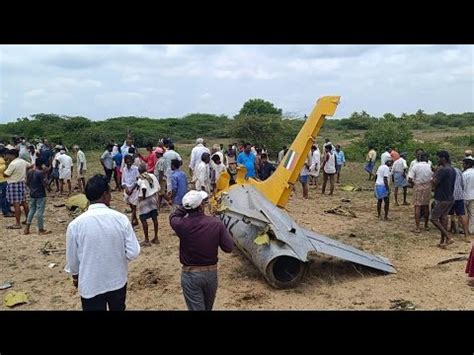 Lightweight Aircraft Crashes Near Chamarajanagar Pilots Safe Youtube