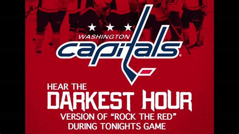 Darkest Hour Rock The Red Washington Capitals Playoff Fight Song