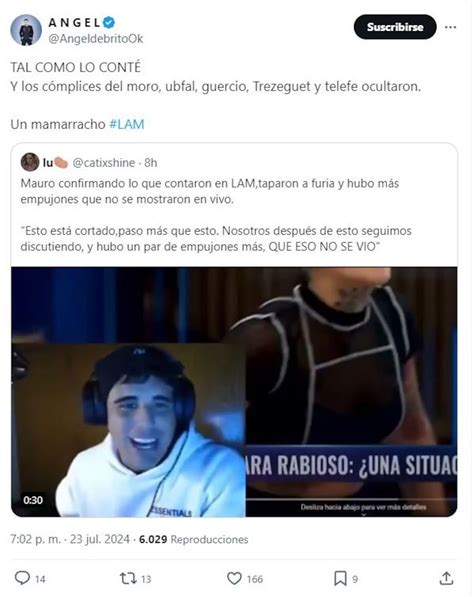 Mauro Dalessio Revel Lo Que No Se Vio De Su Pelea Con Furia Scaglione