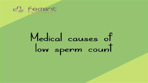 Medical Causes Of Male Infertility Ppt