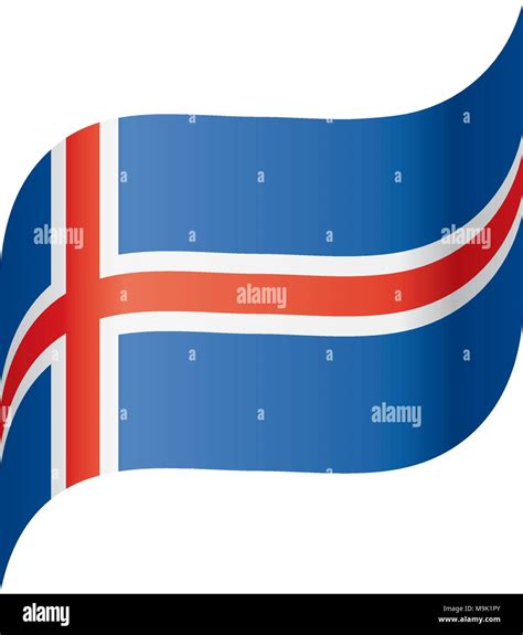 Iceland flag, vector illustration Stock Vector Image & Art - Alamy