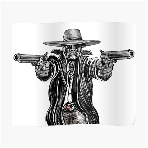 "Gunfighter" Poster for Sale by oz10 | Redbubble