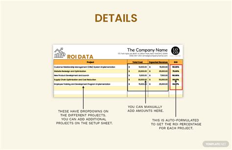 Free ROI Chart Template - Google Sheets, Excel | Template.net