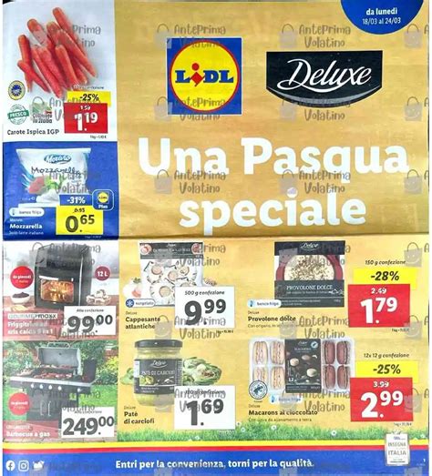 Lidl Volantino Dal 18 Marzo Al 24 Marzo 2024