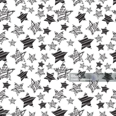 Seamless Star Pattern Vector Stock Illustration Download Image Now