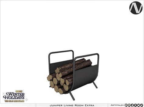 The Sims Resource Juniper Firewood Rack