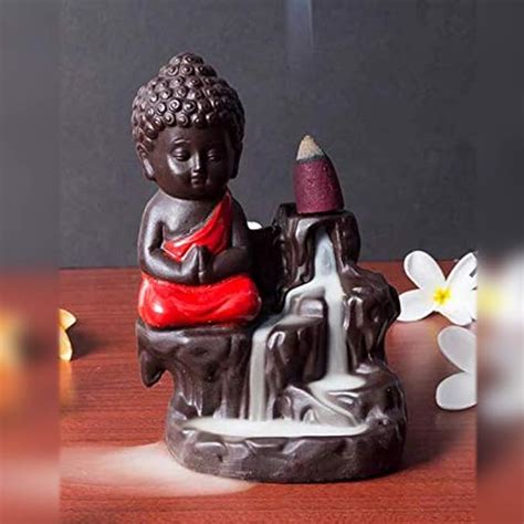 Hyper Shopp Buddha Smoke Fountain Buddha Smoke Backflow Dhoop Batti