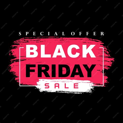 Premium Vector | Black friday weekend sale banner discount offer with