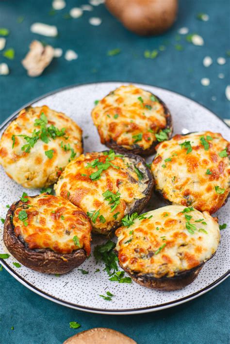 Easy Air Fryer Stuffed Mushrooms Easy Home Meals