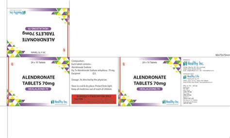 Alendronate Tablet Generic Drugs At Best Price In Mumbai Healthy Life