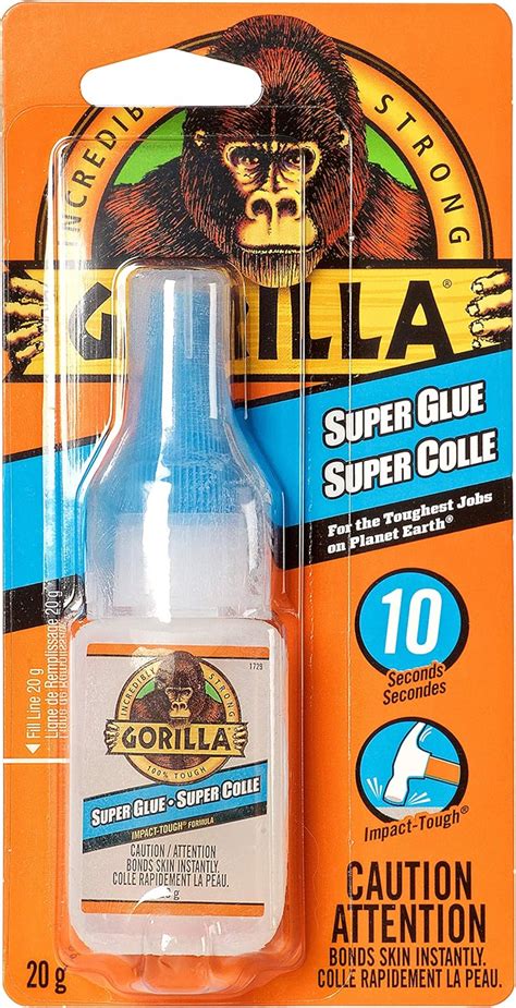 Gorilla Glue Super Glue Liquid Fast Setting Versatile Cyanoacrylate