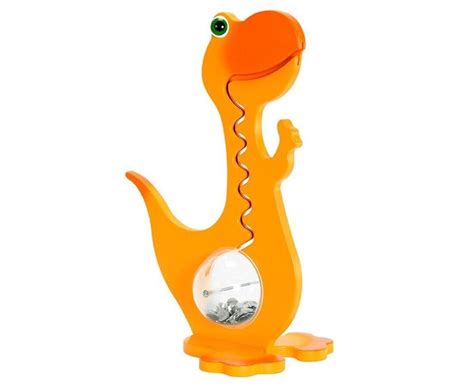 Spardose Dino Big Cm In Orange Zweifarbig Bigbellybank Kaufen Auf