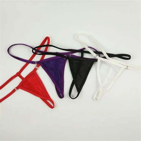 Donne Sexy Mini Micro Bikini Costumi Da Bagno Set Bandaggio Transparent