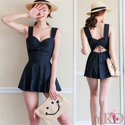 Bikini lưng cao màu trơn thiết kế cột dây cho phái nữ BigBuy bigbuy vn