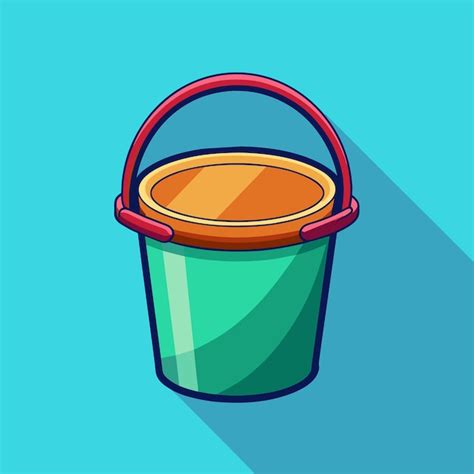 Premium Vector | Pail or busket vector illustration