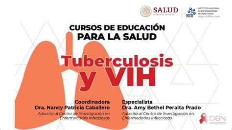 INER CIENI Curso de Educación para la Salud Tuberculosis y VIH YouTube