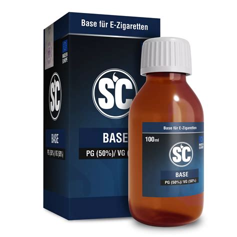 SC 100ml Basis 50PG 50VG 0 Mg Ml EFluppe Rauchfrei De