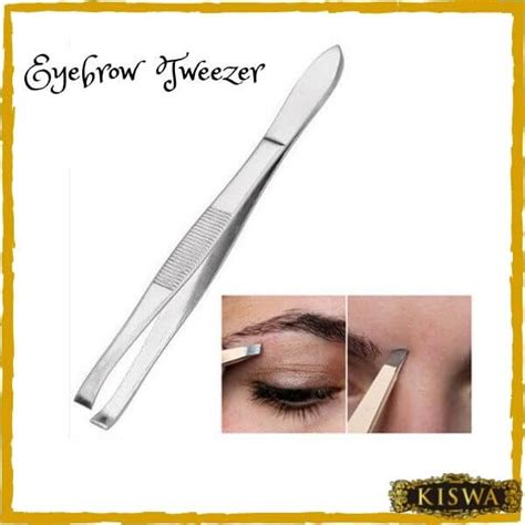 Buy Eyebrow Tweezer Flat Slanted Edge Clip Hair Remover in Pakistan