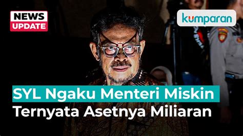 Jaksa Bantah Curhat SYL Ngaku Miskin Ternyata Punya Aset Melimpah