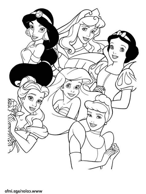 Beau De Dessin A Colorier Disney Princesse Image Coloriage