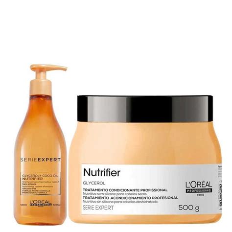 Lor Al Professionnel Nutrifier Kit Shampoo Ml M Scara Capilar