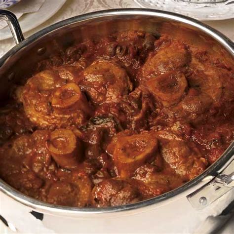 Slow-Cooked Veal Shanks with Pearl Mushrooms Recipe | Wegmans