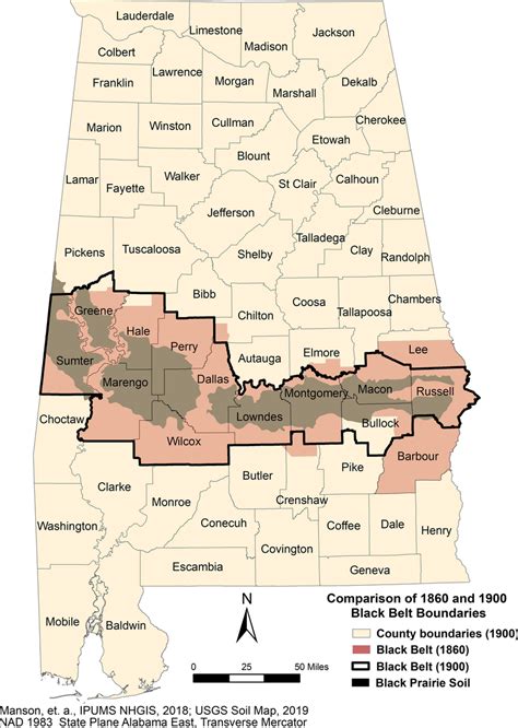 Comparing Alabama Black Belt Region 1860 And 1900 Download