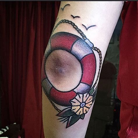 Tattoo uploaded by Robert Davies • Lifebuoy Tattoo by Dimitris Dim #lifebuoy #nautical #maritime ...