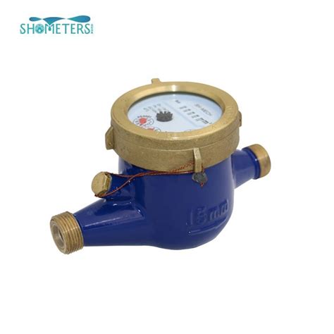 R Class C Multi Jet Vane Wheel Water Meter Brass Body Manufacturers