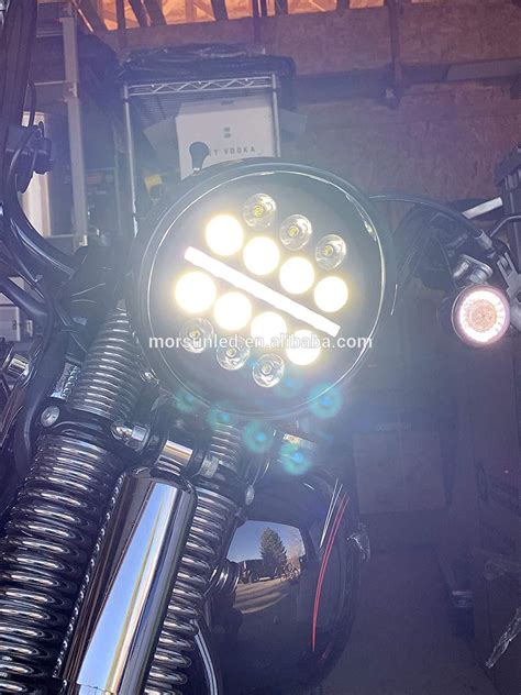 Inch Led Headlights For Harley Davidson Sportsters Dyna Fxsts