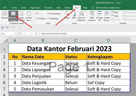 3 Cara Menghilangkan Garis Biru Di Excel Page Break Tutorealid