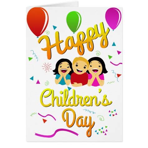 Happy Children's Day Greeting Card | Zazzle