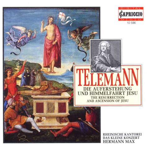 Georg Philipp Telemann Auferstehung Himmelfahrt Jesu Twv Cd Jpc