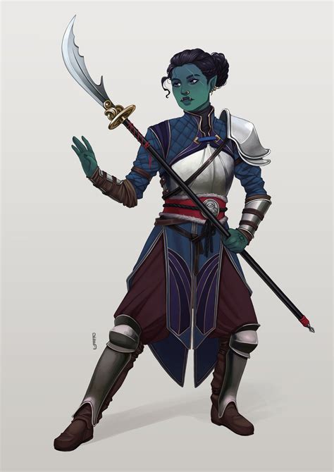 Half Orc Fighter/Paladin by Rachel Denton : r/ReasonableFantasy