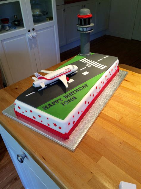 Airport Runway Cake