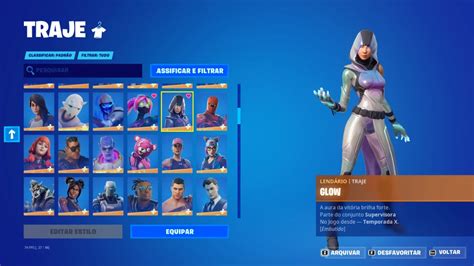 Conta Fortnite Skins Viuva Negra Glow Machado Do Kratos Dfg