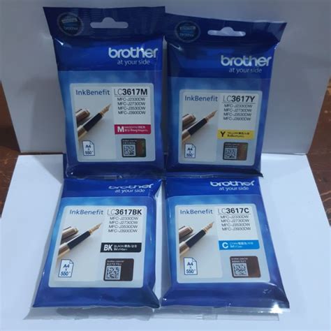 Jual Brother Ink Cartridge LC 3617 BK C M Y For MFC J3530DW LC3617