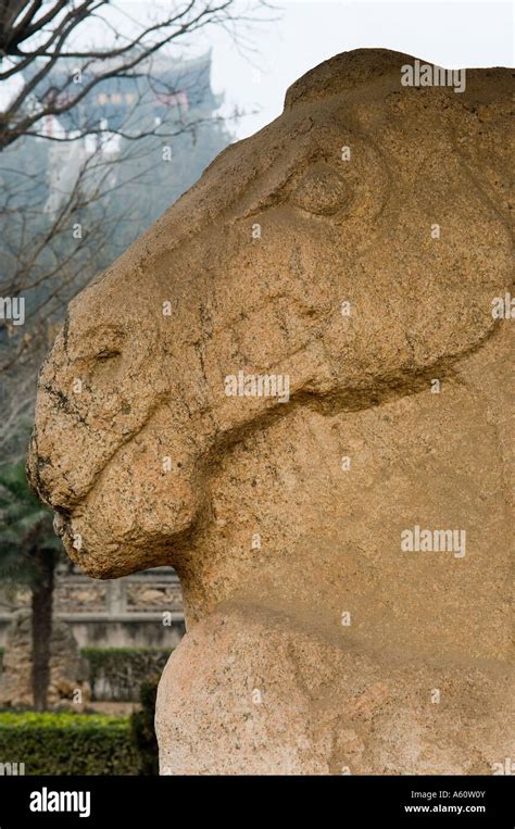 Maoling Mausoleum Near Xian Shaanxi Province China Ancient Stone