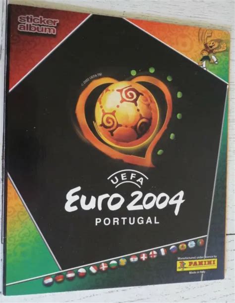 ALBUM PANINI FOOTBALL Uefa Euro 2004 Championnat Europe Vide Empty Leer