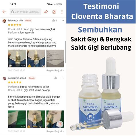 Cloventa Bharata Kemasan Botol Kaca 10ml Obat Sakit Gigi Di Bandung