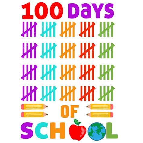 100 Dias De Aula PNG 100 Dias Desenho Animado Aprender Imagem PNG E